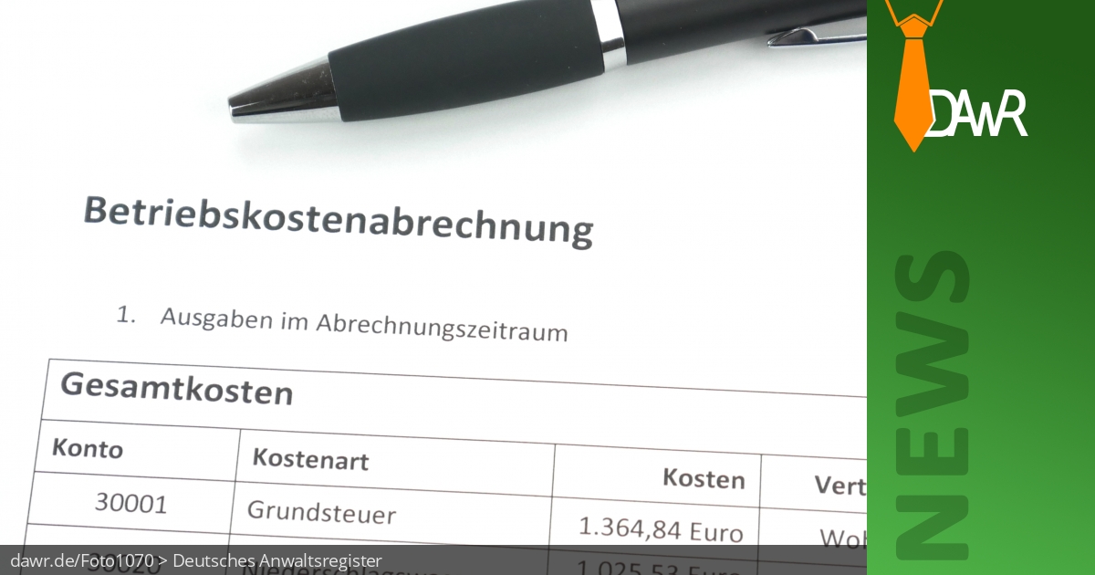 DAWR > Vermieter erstellt keine Betriebskostenabrechnung Was kann man als Mieter tun, wenn der
