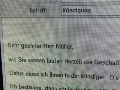 Kündigung per E-Mail