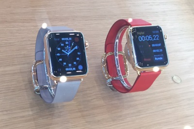 Apple Watch im Apple Store am Kurfürstendamm in Berlin