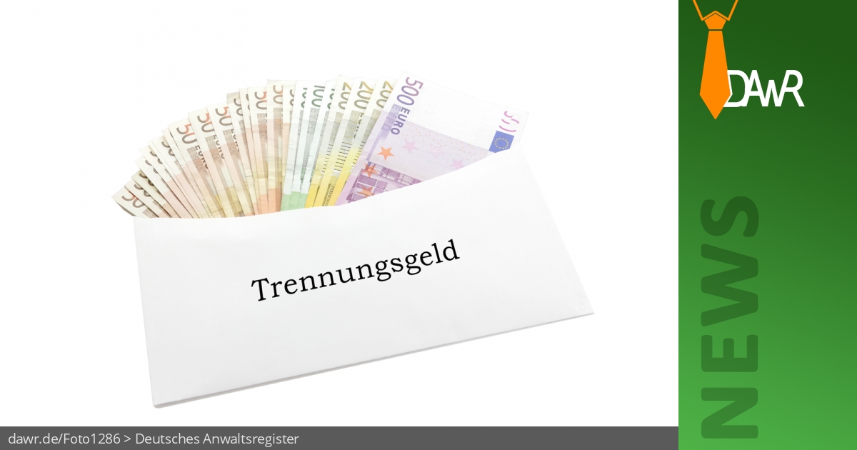 DAWR > Trennungsgeld bei Scheidung